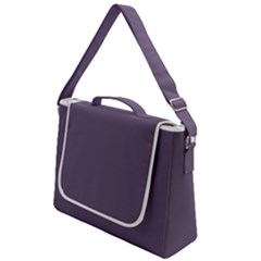 Grape Compote Purple Color Box Up Messenger Bag by SpinnyChairDesigns