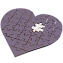 Grape Compote Purple Color Wooden Puzzle Heart View2