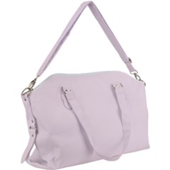 Lavender Blush Pink Color Canvas Crossbody Bag by SpinnyChairDesigns