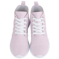 Lavender Blush Pink Color Women s Lightweight High Top Sneakers by SpinnyChairDesigns