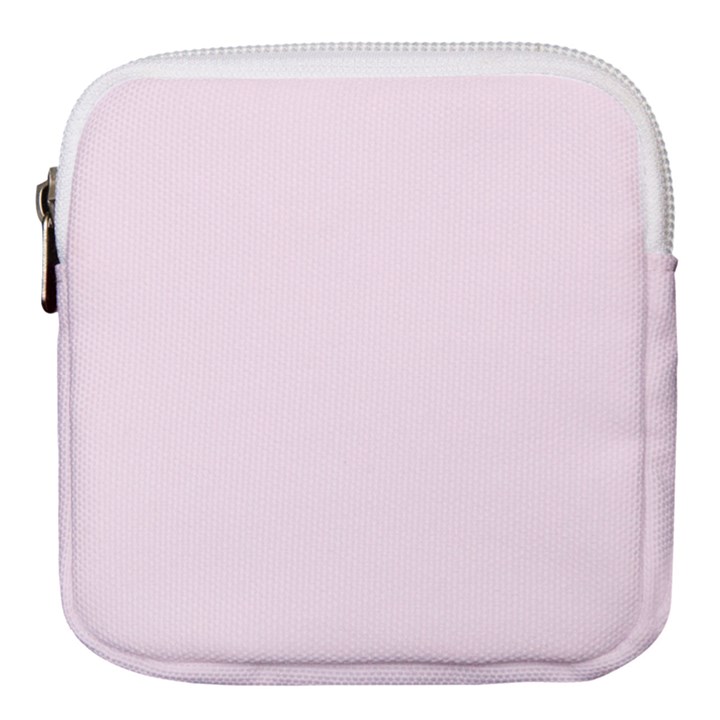 Lavender Blush Pink Color Mini Square Pouch