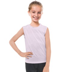 Lavender Blush Pink Color Kids  Mesh Tank Top by SpinnyChairDesigns