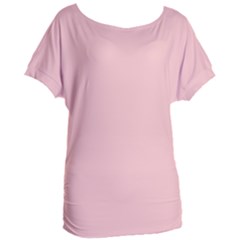 Baby Pink Color Women s Oversized Tee by SpinnyChairDesigns