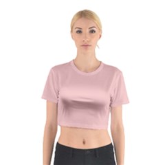 Baby Pink Color Cotton Crop Top by SpinnyChairDesigns