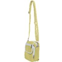 True Lemon Yellow Color Shoulder Strap Belt Bag View2