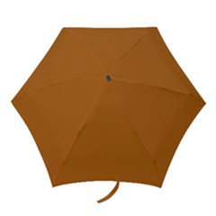 True Light Brown Color Mini Folding Umbrellas by SpinnyChairDesigns