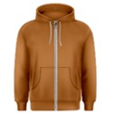 True Light Brown Color Men s Zipper Hoodie View1