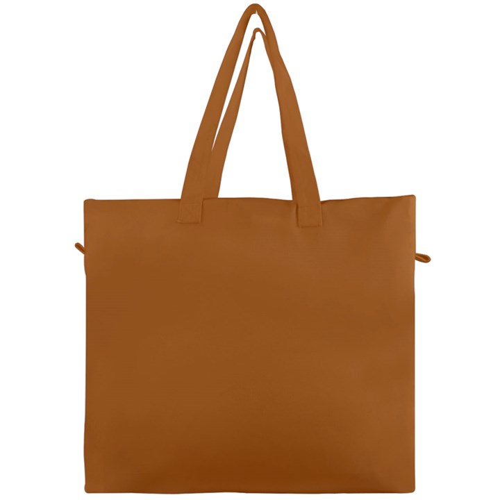 True Light Brown Color Canvas Travel Bag