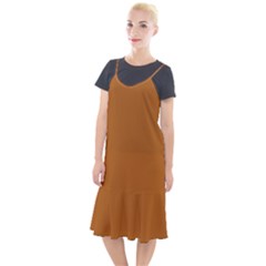 True Light Brown Color Camis Fishtail Dress by SpinnyChairDesigns