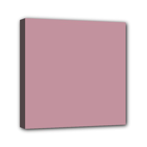 True Mauve Color Mini Canvas 6  X 6  (stretched) by SpinnyChairDesigns