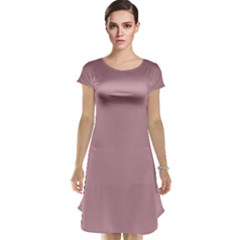 True Mauve Color Cap Sleeve Nightdress by SpinnyChairDesigns