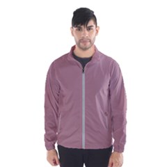 True Mauve Color Men s Windbreaker by SpinnyChairDesigns