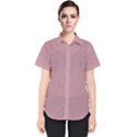 True Mauve Color Women s Short Sleeve Shirt View1