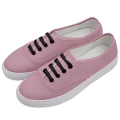 True Mauve Color Women s Classic Low Top Sneakers by SpinnyChairDesigns