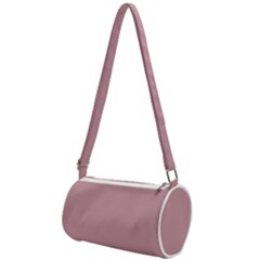 True Mauve Color Mini Cylinder Bag by SpinnyChairDesigns