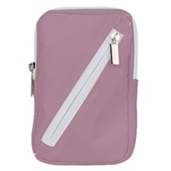 True Mauve Color Belt Pouch Bag (large) by SpinnyChairDesigns