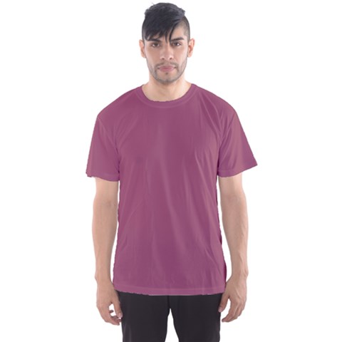 Dark Mauve Color Men s Sport Mesh Tee by SpinnyChairDesigns