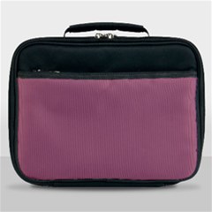 Dark Mauve Color Lunch Bag by SpinnyChairDesigns