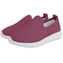 Dark Mauve Color Kids  Slip On Sneakers View2