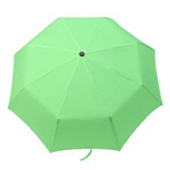 Mint Green Color Folding Umbrellas by SpinnyChairDesigns