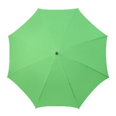 Mint Green Color Golf Umbrellas by SpinnyChairDesigns