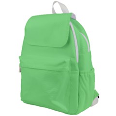 Mint Green Color Top Flap Backpack by SpinnyChairDesigns