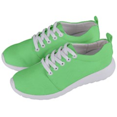 Mint Green Color Men s Lightweight Sports Shoes by SpinnyChairDesigns