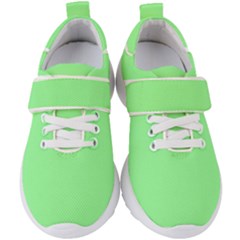 Mint Green Color Kids  Velcro Strap Shoes by SpinnyChairDesigns