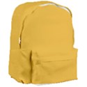 True Mustard Yellow Color Giant Full Print Backpack View3