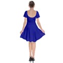 True Navy Blue Color Short Sleeve Bardot Dress View2