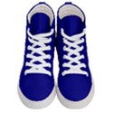 True Navy Blue Color Women s Hi-Top Skate Sneakers View1