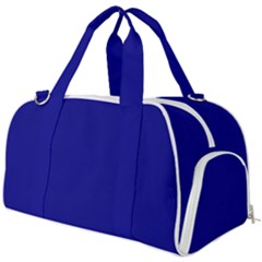 True Navy Blue Color Burner Gym Duffel Bag by SpinnyChairDesigns