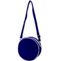 True Navy Blue Color Crossbody Circle Bag View1