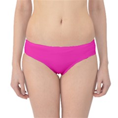 Neon Pink Color Hipster Bikini Bottoms by SpinnyChairDesigns