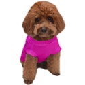 Neon Pink Color Dog T-Shirt View1