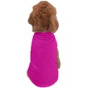 Neon Pink Color Dog T-Shirt View2