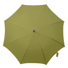 Olive Green Color Hook Handle Umbrellas (large) by SpinnyChairDesigns