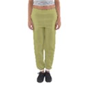 Olive Green Color Women s Jogger Sweatpants View1