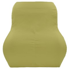 Olive Green Color Car Seat Back Cushion  by SpinnyChairDesigns