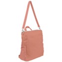 True Peach Color Crossbody Backpack View2