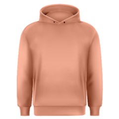 True Peach Color Men s Overhead Hoodie by SpinnyChairDesigns