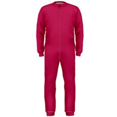 Rose Red Color Onepiece Jumpsuit (men)  by SpinnyChairDesigns