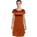 True Rust Color Cap Sleeve Nightdress View1