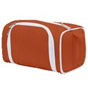 True Rust Color Toiletries Pouch View1