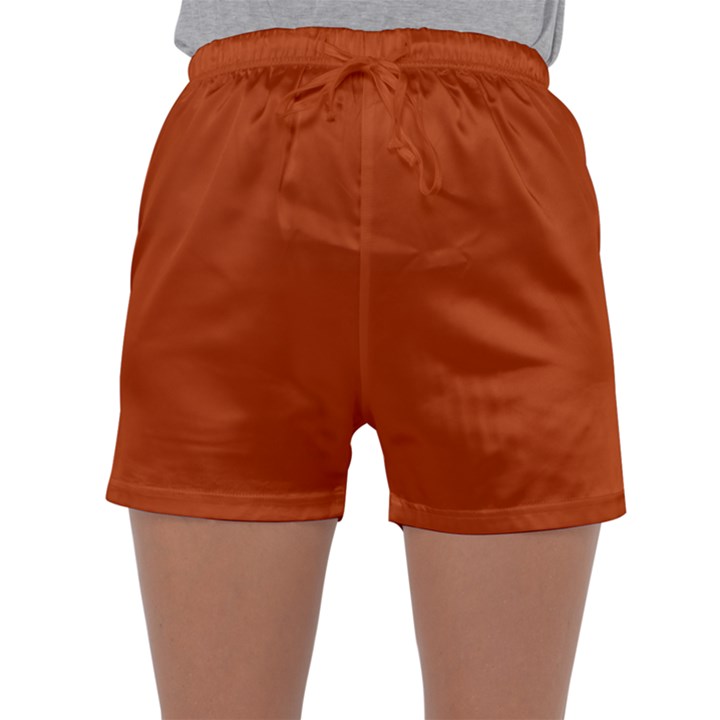 True Rust Color Sleepwear Shorts