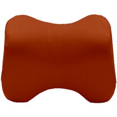 True Rust Color Head Support Cushion by SpinnyChairDesigns