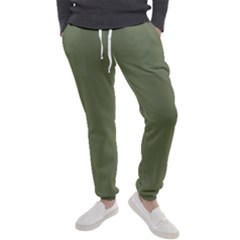 Sage Green Color Men s Jogger Sweatpants by SpinnyChairDesigns