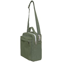 Sage Green Color Crossbody Day Bag by SpinnyChairDesigns