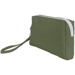 Sage Green Color Wristlet Pouch Bag (small) by SpinnyChairDesigns