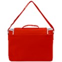 Scarlet Red Color Box Up Messenger Bag View3